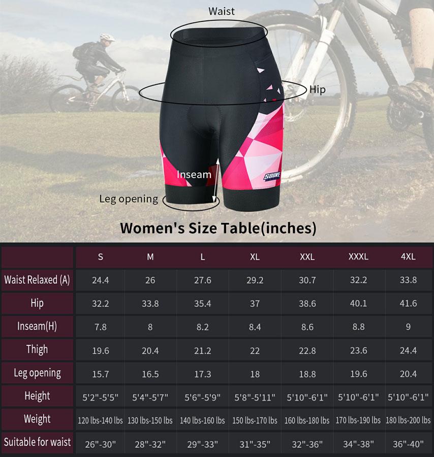 Souke Women's Cycling Kit CS2115-Red+PS0722-Red (6566065045617)