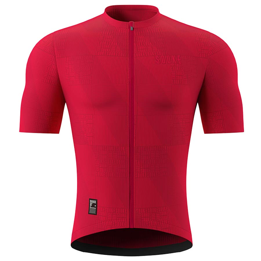 Souke Men's Hi Race Quick Dry Cycling Jersey, Extreme Comfort, CS1103 - Red (6550817702001)