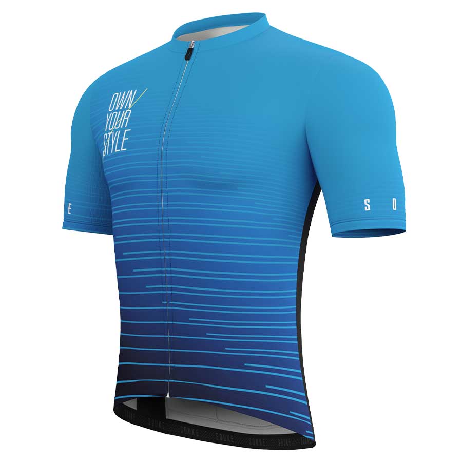 SOUKE 'Own Your Style' Road Bike Jersey Unisex CS1102 - Blue-Souke Sports (6579700039793)