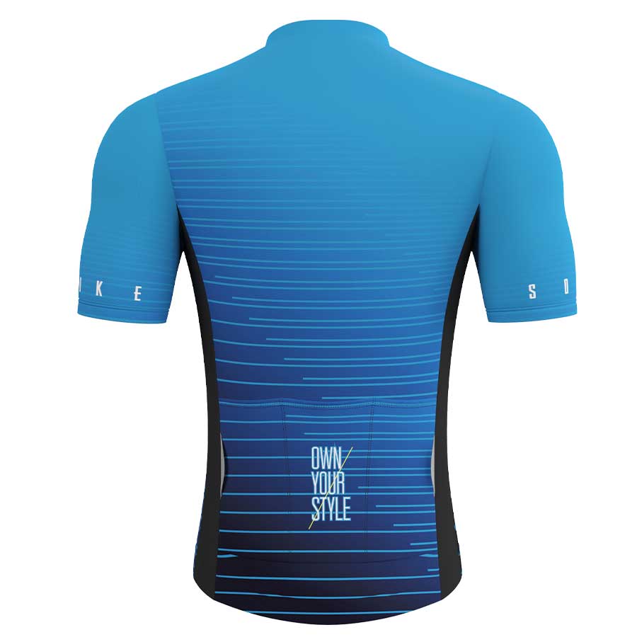 SOUKE 'Own Your Style' Road Bike Jersey Unisex CS1102 - Blue-Souke Sports (6579700039793)