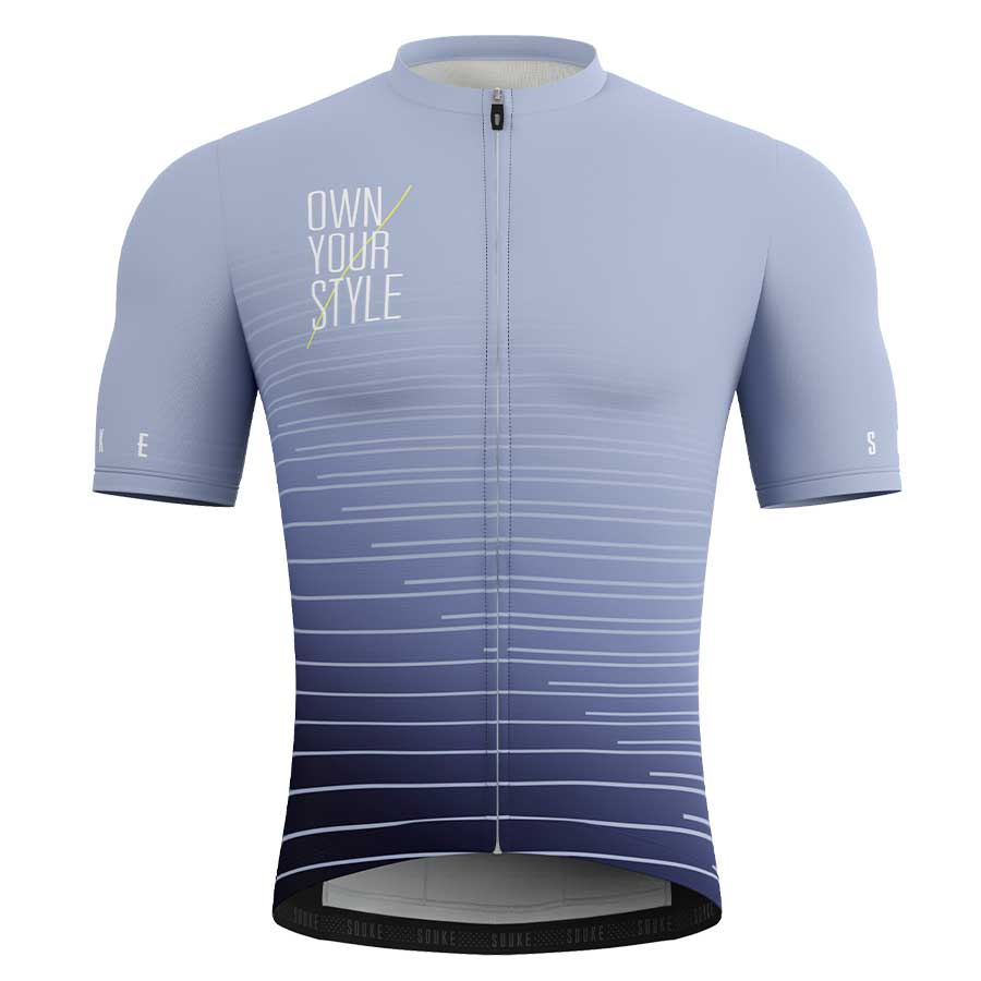 SOUKE 'Own Your Style' Cycling Jersey CS1102 - Grey-Souke Sports (6579704266865)