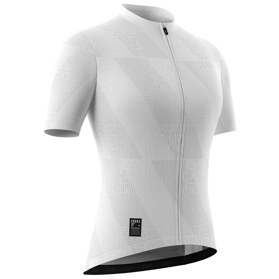 Souke Women's Hi Race Quick Dry Short Sleeve Cycling Jersey, Extreme Comfort, CS3103 - White (6584782749809)