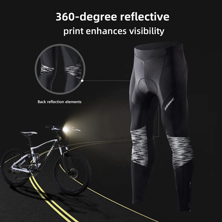 Men's Trendy Cycling Leggings 4d Padded Stretch - Temu