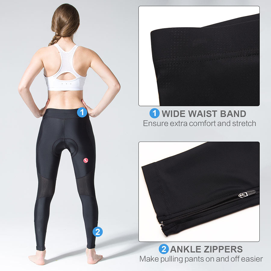 souke sports, souke, souke sports PL8032, women's cycling legging for winter, black cycling legging for women, cycling pants, bicycle pants for women, cycling pants padded for women, black biking pants for winter, bike padded trousers, quick dry cycling legging, breathable cycling pants for women. (4590594261105)