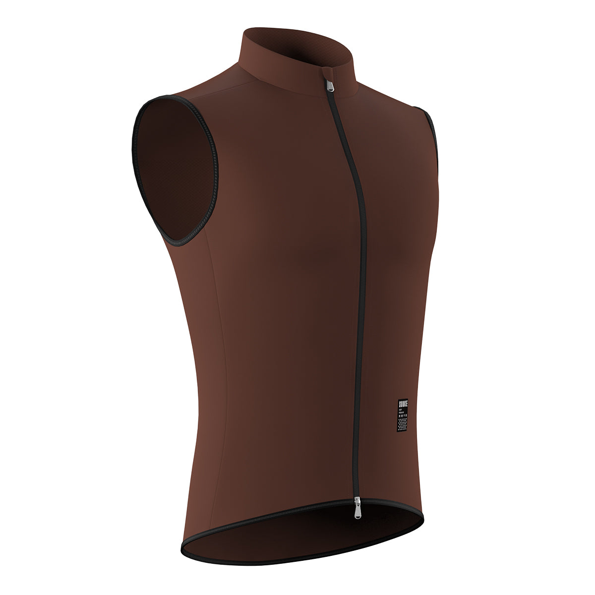 Souke Unisex Packable Cycling Windproof Gilet GV2204-Maroon