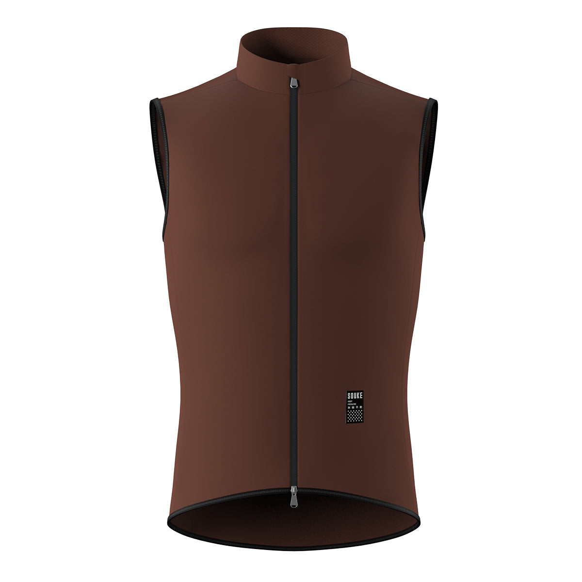 Souke Sports, lightweight vest, fuctional gilet, classic cycling vest, packable cycling vest, Maroon gilet ,GV2204 windproof vest (6793688842353)