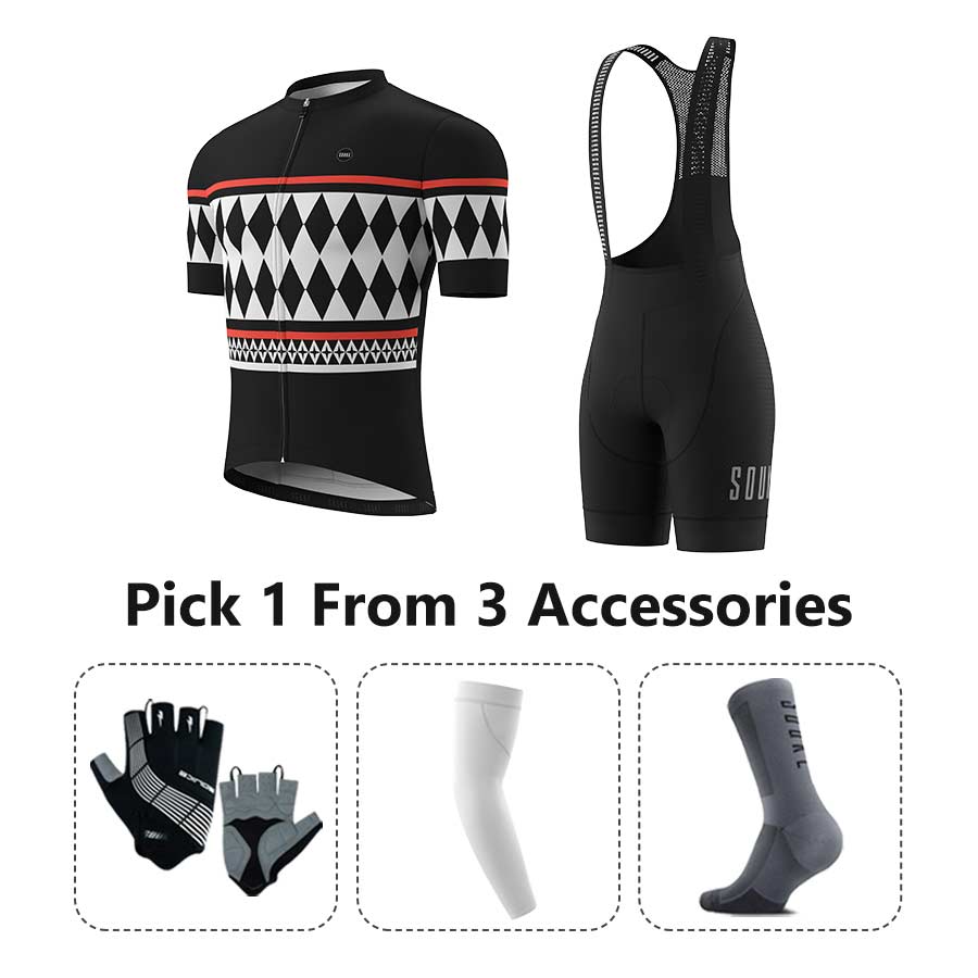 Jersey CS1109+Bib Shorts BS1602+Accessories - Souke Sports Cycling Set- Souke Sports (6730946314353)