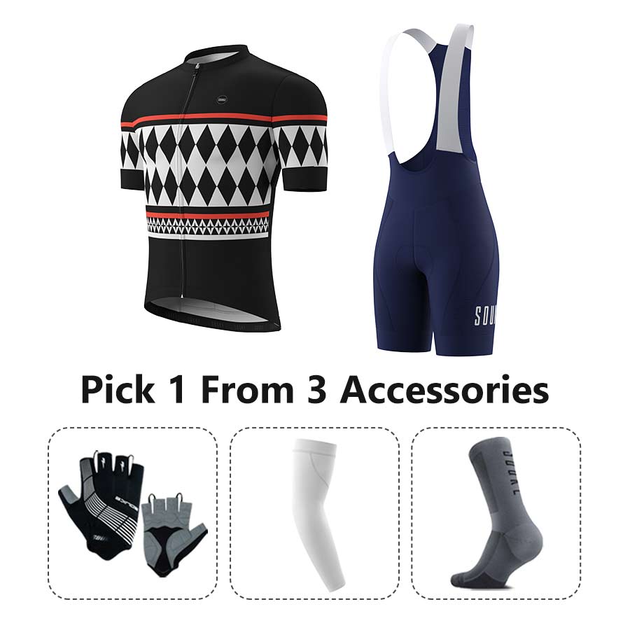 Jersey CS1109+Bib Shorts BS1606+Accessories - Souke Sports Cycling Set- Souke Sports (6730952900721)