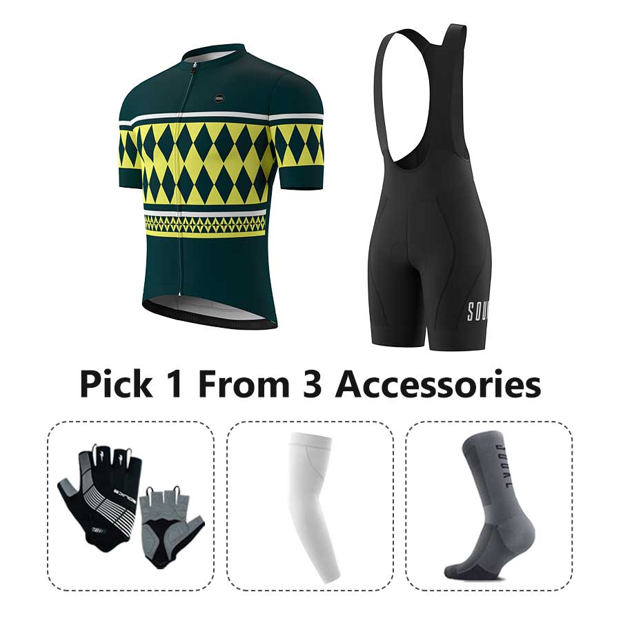 Jersey CS1109+Bib Shorts BS1606+Accessories - Souke Sports Cycling Set- Souke Sports (6730952900721)