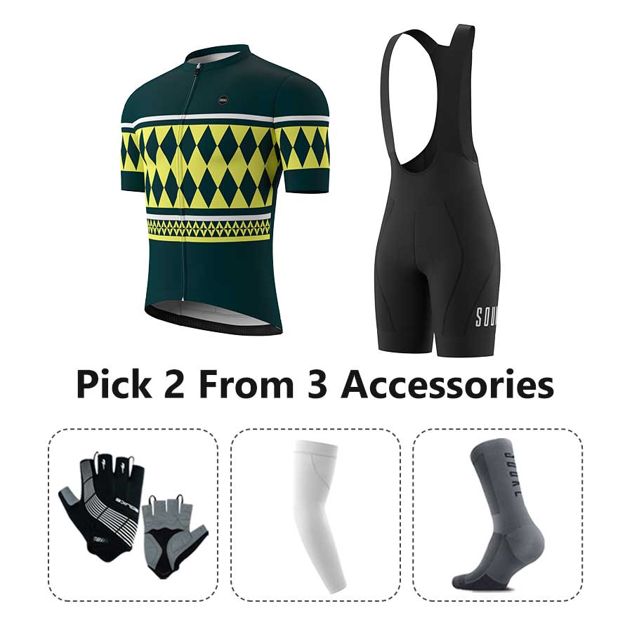 Jersey CS1109+Bib Shorts BS1606+Accessories - Souke Sports Cycling Set- Souke Sports (6730952900721)
