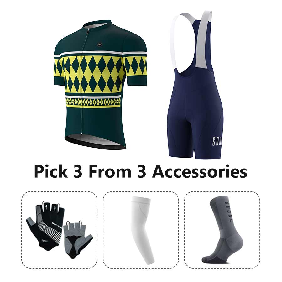 Jersey CS1109+ Bib Shorts BS1606 + Accessories - Cycling Set (6730952900721)