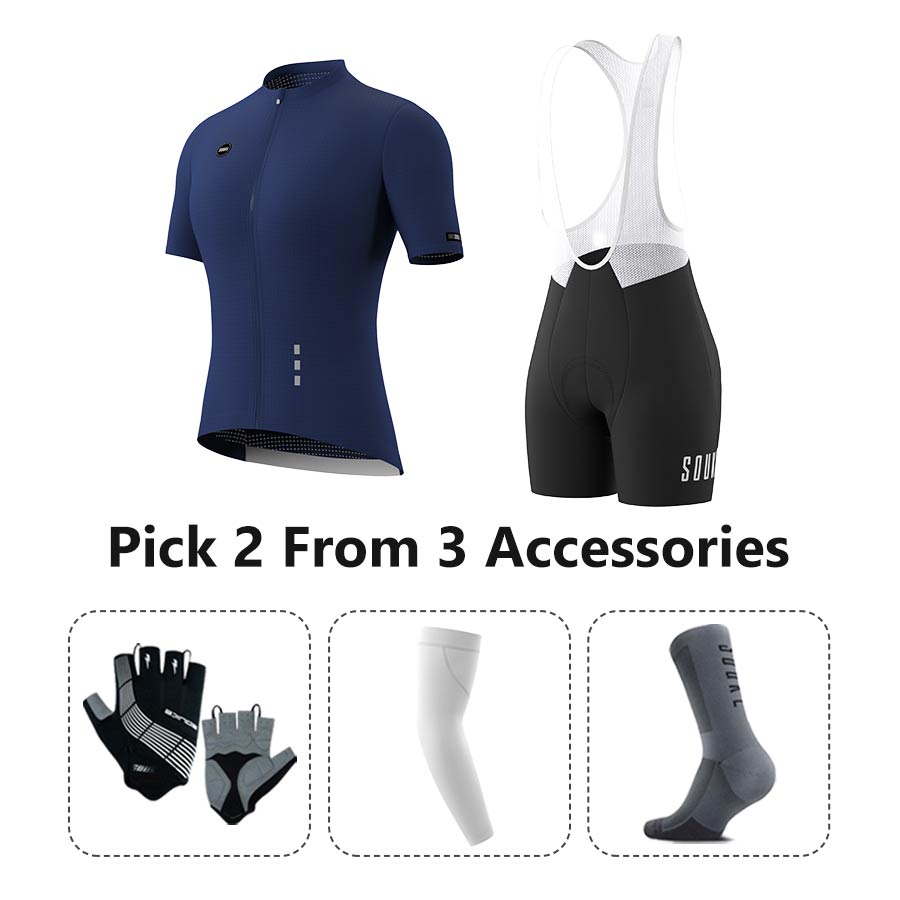 Jersey CS3101+ Bib Shorts BS1502 + Accessories - Souke Sports Cycling Set-Souke Sport (6731275665521)