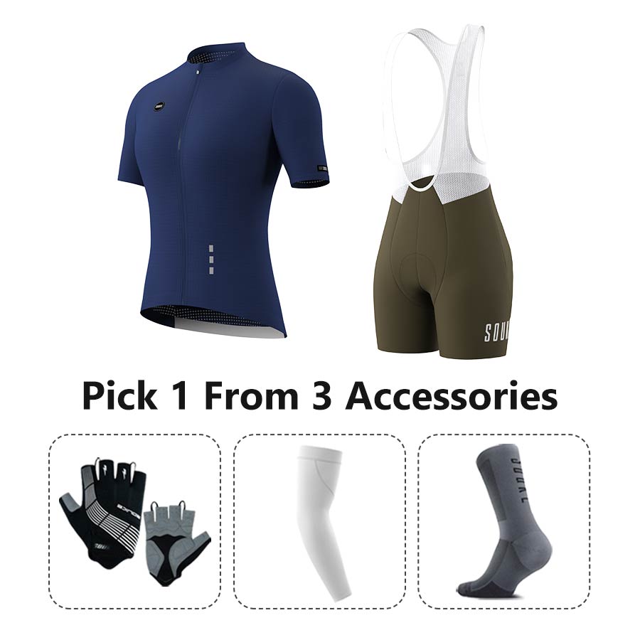 Jersey CS3101+ Bib Shorts BS1502 + Accessories - Souke Sports Cycling Set-Souke Sport (6731275665521)