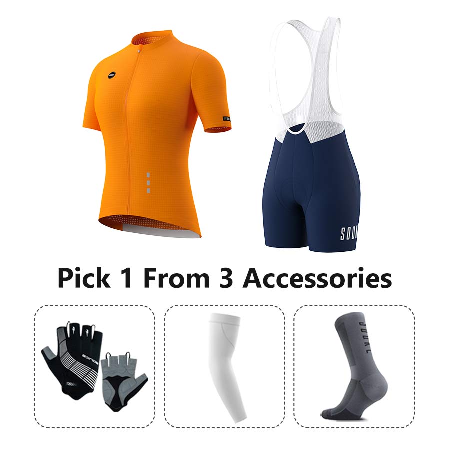 Jersey CS3101+ Bib Shorts BS1502 + Accessories - Souke Sports Cycling Set-Souke Sport (6731275665521)