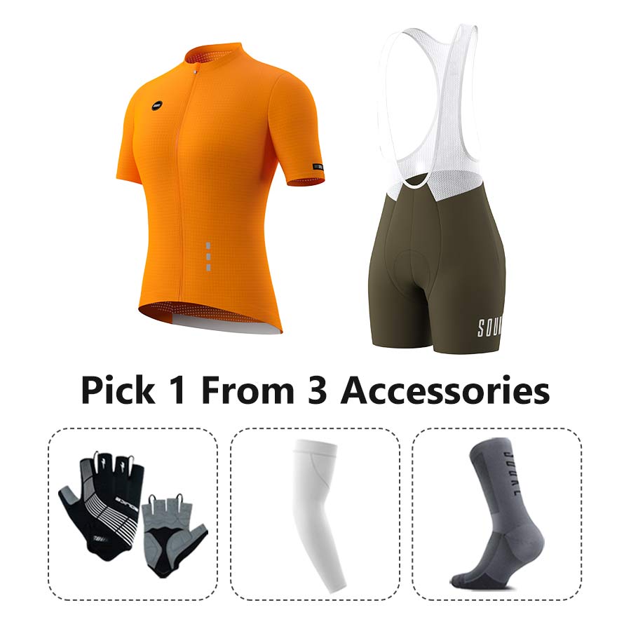 Jersey CS3101+ Bib Shorts BS1502 + Accessories - Souke Sports Cycling Set-Souke Sport (6731275665521)