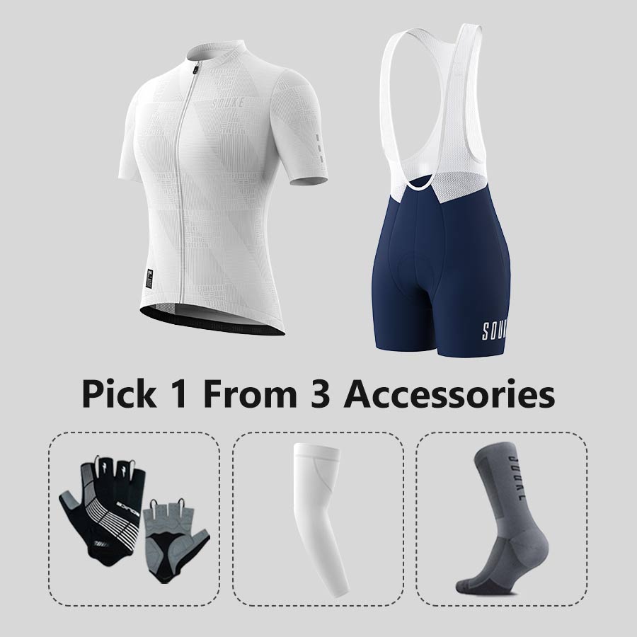 Jersey CS3103+ Bib Shorts BS1502 + Accessories - Souke Sports Cycling Set-Souke Sport (6731289198705)