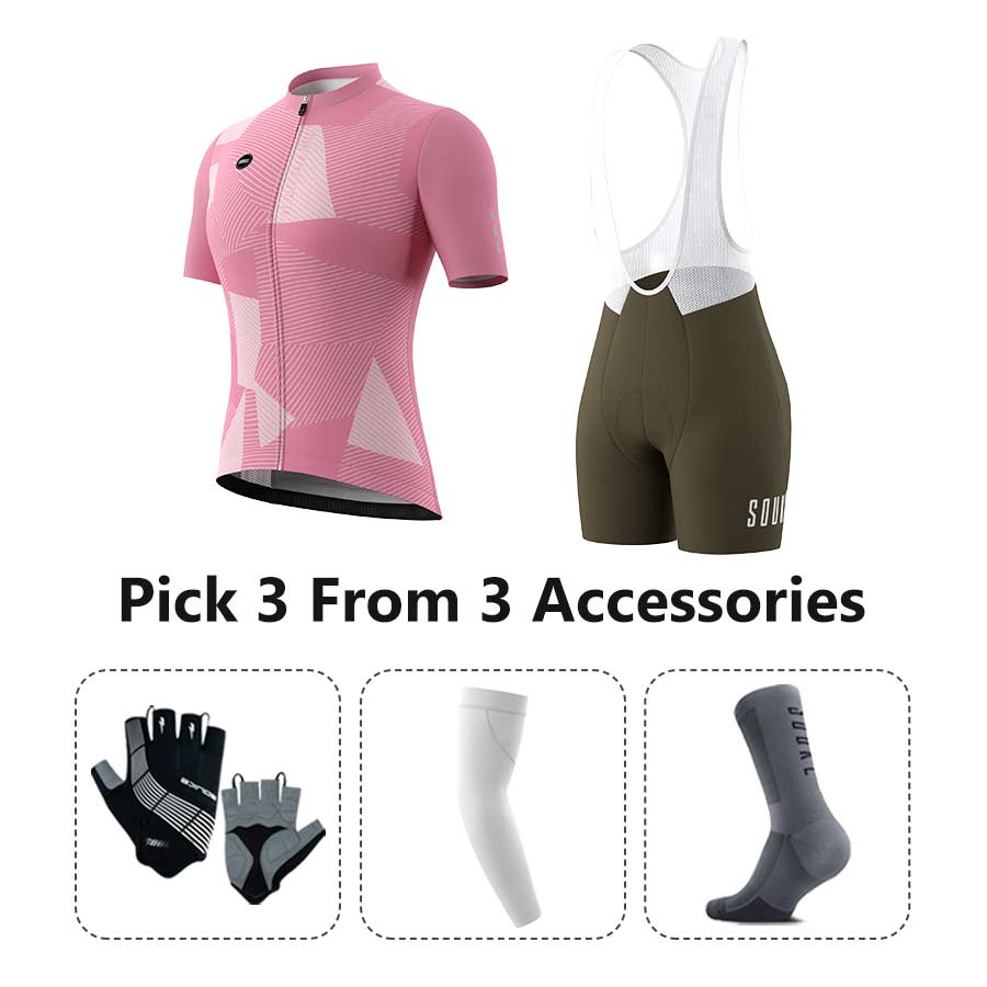 Jersey CS3107+ Bib Shorts BS1502 + Accessories - Souke Sports Cycling Set-Souke Sport (6731292180593)