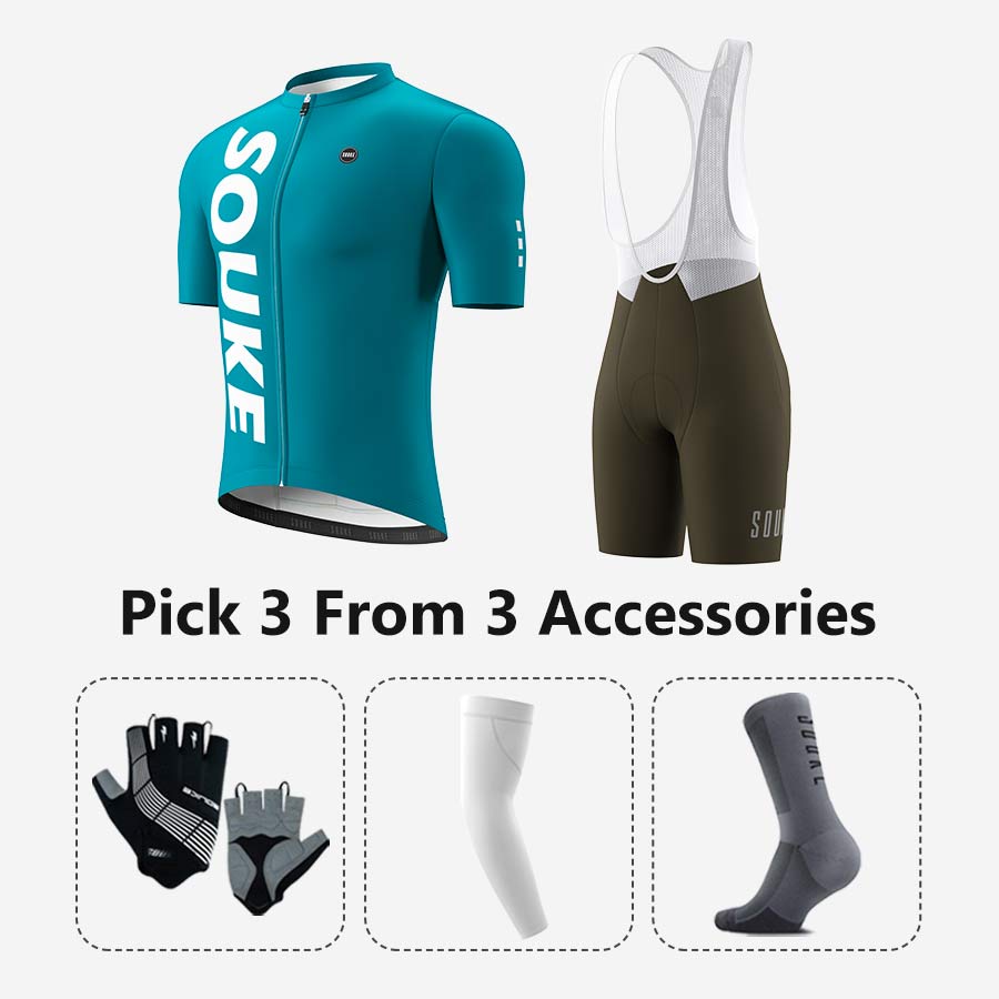 Jersey CS1123+ Bib Shorts BS1601 + Accessories - Souke Sports Cycling Set-Souke Sport (6752921026673)