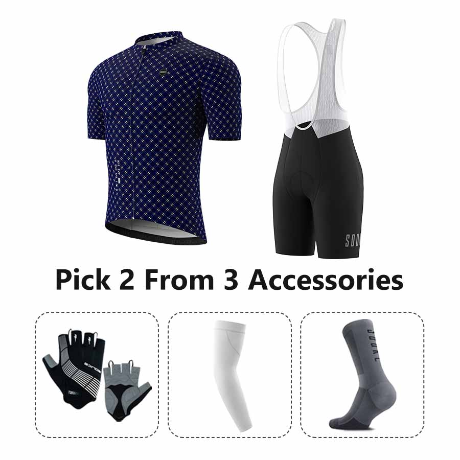 Jersey CS1126+ Bib Shorts BS1601 + Accessories - Souke Sports Cycling Set-Souke Sports (6731252301937)
